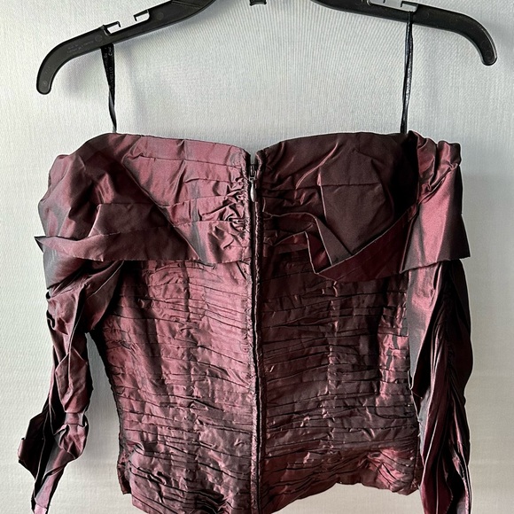 Silk Chetta B evening gown prom dress/top and skirt. Size Small. - Picture 4 of 6